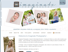 Tablet Screenshot of imaginatephotography.com